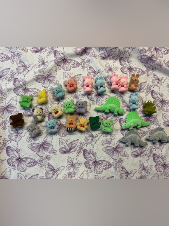 Russ Berrie Other - 🗝️Vintage Collection of Flocked Animals
